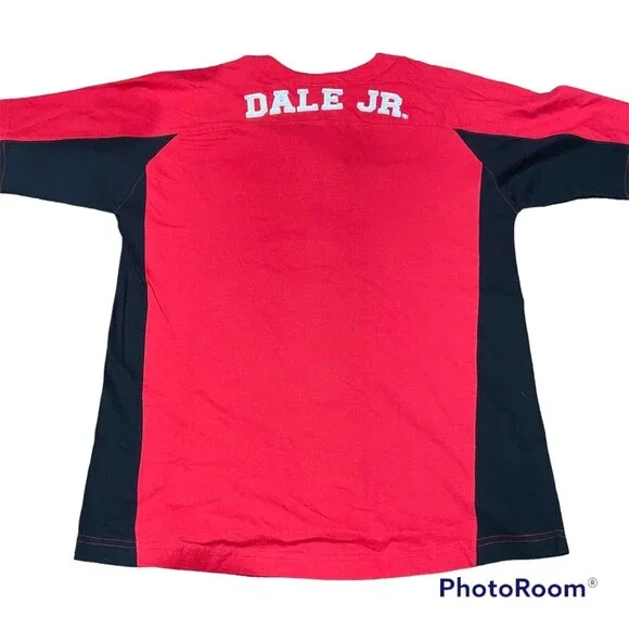 Mens Dale Earnhardt Jr Jersey #8 Budweiser Size M Red/Black New - Picture 2 of 4